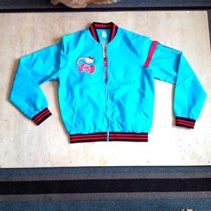 Hello Kitty baby blue bomber jacket